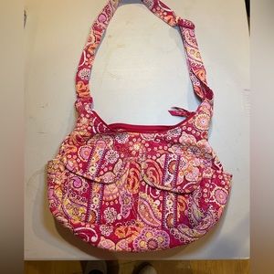 Vera Bradley Messenger Bag — Raspberry Fizz (2008)